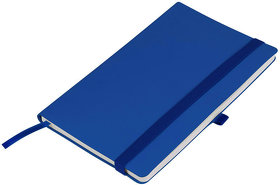 Бизнес-блокнот "Gracy", 130х210 мм, синий, кремовая бумага, гибкая обложка, в линейку, на резинке (H21223/25)