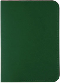 Обложка для паспорта  "Impression", 10*13,5 см, PU, зеленый с серым (H34008/15)