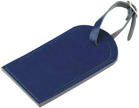 Багажная бирка  "Tinted", 6,5*11,5 см, PU, синий с серым (H34010/24)