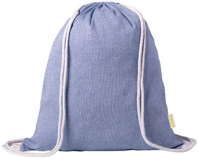 Рюкзак KONIM, синий, 42x38 см, 100% переработанный хлопок, 120 г/м2