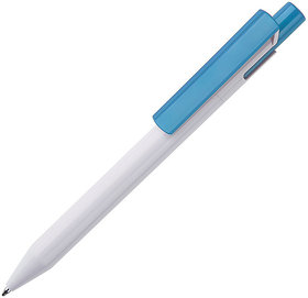 Ручка шариковая Zen, белый/голубой, пластик