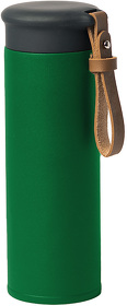 Термос вакуумный STRIPE, зеленый, нержавеющая сталь, 450 мл