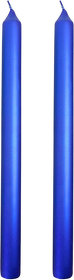 H20904/24 - Свечи подарочные, 2 шт,  синий,  воск, 30 см