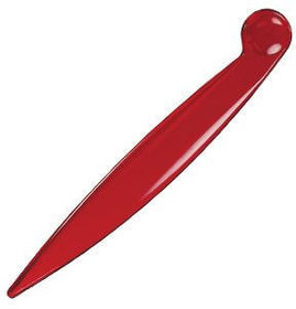 SLIM, нож для корреспонденции, прозрачно-красный, пластик