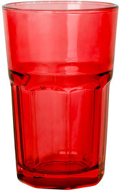 Стакан GLASS, красный, 320 мл, стекло