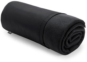 Плед KAYLA, черный, 120x150 см, полиэстер RPET