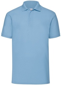 H634020.YT - Рубашка поло мужская "65/35 Polo", небесно-голубой, 65% п/э, 35% х/б, 180 г/м2