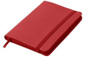 Блокнот SHADY JUNIOR с элементами планирования,  А6, красный, кремовый блок, красный  обрез (H24743/08)