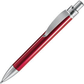 FUTURA, ручка шариковая, красный/хром, пластик/металл