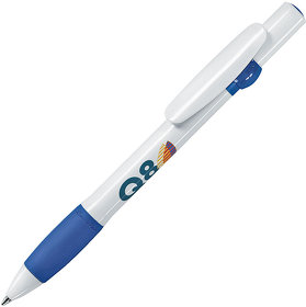 H330/25 - ALLEGRA, ручка шариковая, синий/белый, пластик