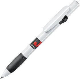 ALLEGRA, ручка шариковая, черный/белый, пластик