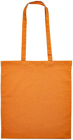 H16102/06 - Сумка для покупок из хлопка "Eco"; оранжевый; 38х42 см, длина ручек 70 см.