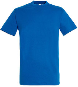 Футболка мужская REGENT ярко-синий, 100% хлопок, 150 г/м2