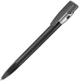 KIKI FROST SILVER, ручка шариковая, черный/серебристый, пластик