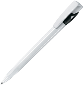 KIKI, ручка шариковая, черный/белый, пластик