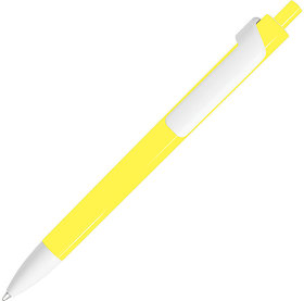 FORTE, ручка шариковая, желтый/белый, пластик
