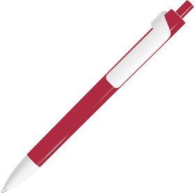 FORTE, ручка шариковая, красный/белый, пластик