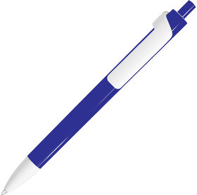 FORTE, ручка шариковая, синий/белый, пластик