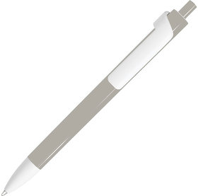 H602/139 - FORTE, ручка шариковая, серый/белый, пластик