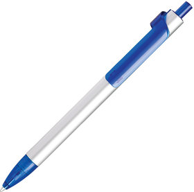 PIANO, ручка шариковая, серебристый/синий, металл/пластик