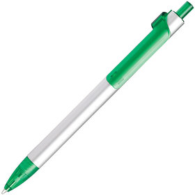 PIANO, ручка шариковая, серебристый/зеленый, металл/пластик
