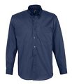 P2506.47 - Рубашка мужская с длинным рукавом Bel Air, темно-синяя (кобальт)