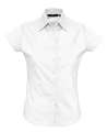 P2511.60 - Рубашка женская с коротким рукавом Excess, белая
