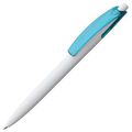 P4708.44 - Ручка шариковая Bento, белая с голубым