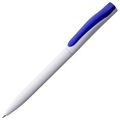 P5522.64 - Ручка шариковая Pin, белая с синим