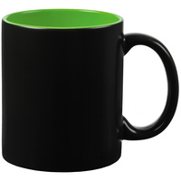 Кружка-хамелеон On Display, матовая, черная с зеленым (P10869.90)