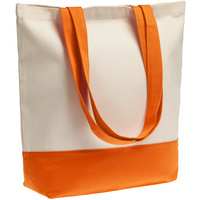 Холщовая сумка Shopaholic, оранжевая (P11743.20)