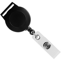 Ретрактор Attach с ушком для ленты, черный (P12190.30)