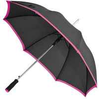 Зонт-трость Highlight, черный с розовым (P13037.15)