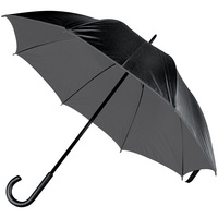 Зонт-трость Downtown, черный с серым (P13040.31)
