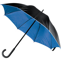 Зонт-трость Downtown, черный с синим (P13040.34)