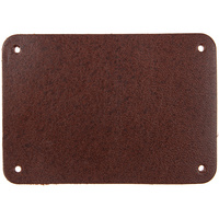 Лейбл кожаный Beta, XL, коричневый (P13944.59)