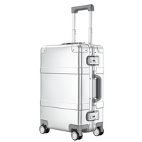 P14637.10 - Чемодан Metal Luggage, серебристый