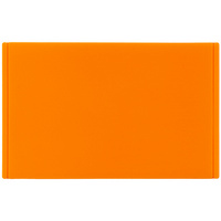 Лейбл из ПВХ Dzeta, ХL, оранжевый неон (P15355.22)