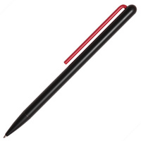 P15534.50 - Шариковая ручка GrafeeX в чехле, черная с красным