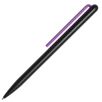 P15534.70 - Шариковая ручка GrafeeX в чехле, черная с фиолетовым