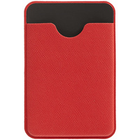 Чехол для карты на телефон Devon, красный с серым (P15605.50)
