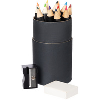 P15634.30 - Набор цветных карандашей Pencilvania Tube Plus, черный