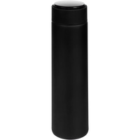 P15717.30 - Смарт-бутылка с заменяемой батарейкой Long Therm Soft Touch, черная