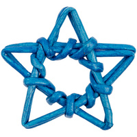 P15853.02 - Плетеная фигурка Adorno, синяя звезда