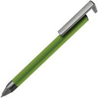 P16169.90 - Ручка шариковая Standic с подставкой для телефона, зеленая