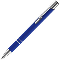 Ручка шариковая Keskus Soft Touch, ярко-синяя (P16425.44)