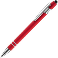 P16426.50 - Ручка шариковая Pointer Soft Touch со стилусом, красная