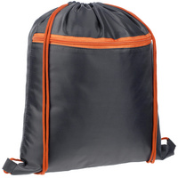 Детский рюкзак Novice, серый с оранжевым (P17333.12)