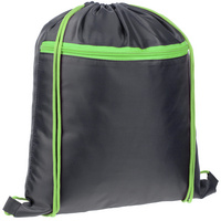 Детский рюкзак Novice, серый с зеленым (P17333.19)