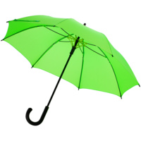 P17513.94 - Зонт-трость Undercolor с цветными спицами, зеленое яблоко